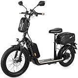 E-Scooter mit Straßenzulassung - XI-1500-EEC 45km/h, Elektro Scooter mit ABE, Moped Zulassung, Elektroroller Faltbar, Roller EScooter (MaxRange - 25,0Ah)