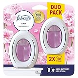 Febreze Bad Lufterfrischer Lenor Blütenhauch Duo, Duftstecker zur kontinuierlichen Geruchsbekämpfung und -verhinderung