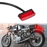 LOKLISUM Motorrad Rücklicht, 12V 6 LED Mini Stop Motorrad Universal Rücklicht Led Bremslicht für Motorräder Dirt Bikes quad atv chopper (Rote Schale)