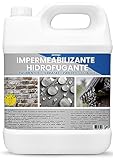 PLANTAWA Steinimprägnierung Außen Transparent 5L | Wasser- und schmutzabweisend | Schützender Abperleffekt | Naturstein imprägnierung | Beton versiegelung außen Pflastersteine, Fassaden