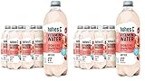 hohes C Vitamin Water Antiox Erdbeere & Grapefruit (6 x 750ml), Zellschutz vor oxidativem Stress: Vitamin C, Vitamin E + Selen, nur 6kcal/100ml, ohne Zuckerzusatz & Süßungsmittel, vegan