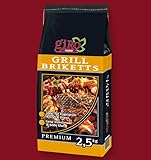 Generic Giro Premium Grillbriketts TOP Qualität 2,5 KG - Lange Glutdauer, 4250825217060