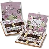 Aufkleber-Set passend für Merci Schokolade -Danke Oma- mit vorgedruckten Aufklebern I selbstklebend I kreative Geschenk-Idee I Individuell I ohne Schokolade I dv942