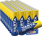 VARTA Batterien AA, Industrial Pro, Alkaline Batterie, 1,5V, Vorratspack in umweltschonender Verpackung, Made in Germany [Exklusiv bei Amazon] 40 Stück( 1er Pack)