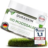 Duraskin® BIO Moossalbe gegen Falten mit hochwirksamen MoosCellTec | TESTSIEGER Mooscreme für Gesicht mit Anti Aging Wirkung als Feuchtigkeitscreme Tag & Nacht | vegane Naturkosmetik Made in Germany