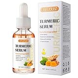 Kurkuma Serum für dunkle Flecken Remover, Kurkuma dunkle Flecken Corrector Serum Öl für Gesicht & Körper, natürliche Kurkuma Haut Aufhellung Öl für Kämpfe Akne, heilt Narben, Kurkuma Hautpflege