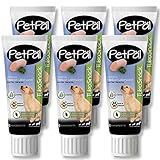 PetPäl Hunde Leberwurst “TuboSnack“ - Ohne Getreide, Salz, Zucker - Premium Leckerli aus der Tube - Schmackhaft, lecker, gesund, natürlich - Ideal auch für Welpen - 6 X 75g Hunde Snack Made in Germany