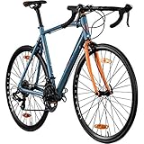 Galano Rennrad 700c Vuelta STI 4 Rahmengrößen 2 Farben 28 Zoll (Azur, 56 cm)