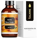 SALKING Süße Orangeöl 120ml, 100% Reine Natürliche Süße Orange ätherisches öl für Aroma Diffuser, Aromatherapie Duftöl für Duftlampen Luftbefeuchter, Massage, Kerzenherstellung, Geschenke für Frauen