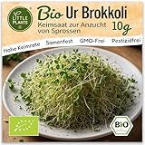 Little Plants Bio Ur-Brokkoli Sprossen Samen [10g] - Ur-Brokkoli-Samen - UR Brokkolisprossen & Microgreens zum Keimen