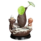 Weihrauchhalter für Stöcke Keramik Räucherbrunnenbrenner Rückfluss Weihrauchbrenner Heimtextilien Kreative Ornamente Weihrauchbrenner (B)