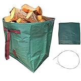 Bajbumgn Laubsäcke, Große Müllsäcke Strapazierfähig, Klappbare Wiederverwendbare Rasenbeutel, Für Bau Haushalt Küche Recycling Schnittgut