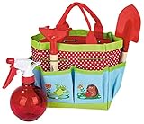 moses. - Krabbelkäfer gefüllte Gartentasche für Kinder, Gartenarbeits-Set mit Tasche, Schaufel, Harke und Sprühflasche, Bunt