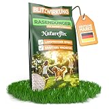 Natureflix Rasendünger Frühjahr & Sommer | Tierfreundlicher Langzeitdünger für jeden Rasendünger frühling | (Staubarme Körnung 2-5mm) | Frühlingsdünger (Xkg für XXkg (Frühlingsdünger, 20kg für 1000m²)