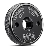 Lytool Schnellspannmutter M14 für Winkelschleifer von AEG, Metabo, Makita, Flex, Black& Decker, Dewalt, Hitachi etc. Schnelles Fixieren und Lösen ohne Werkzeug