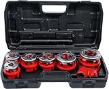 BGS DIY Schneidkluppen-Satz, 1/4' - 1 1/4', 8-tlg.