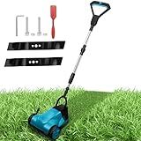 Akku Handrasenmäher für Makita 18V (ohne), Akku Rasenmäher Bürstenloser Motor, Einstellbare Schnitthöhe 26/41/56mm, 21 cm Schnittbreite, Ideal für Kleine Rasenflächen bis 50 m²