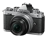 Nikon Z fc KIT Z DX 16-50 mm 1:3.5-6.3 VR (SE) + Z DX 50-250 mm 1:4.5-6.3 VR (20.9 MP, OLED-Sucher mit 2.36 Mill. Bildpunkten, 11 Bilder pro Sek., Hybrid AF mit Fokus-Assistent, 4K UHD-Video)