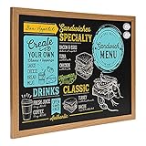 Amazon Basics Tafel, 43 x 58,4 cm, Schwarz