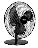 Tristar | Tischventilator | VE-5728 | Tischventilator | Schwarz | Durchmesser 30 cm | Anzahl der Geschwindigkeiten 3 | Oszillation | 40 W | Nein