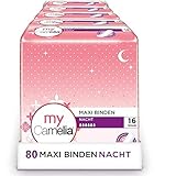 Camelia Maxi Binden, Nacht, 5 x 16 Stück