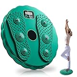 Twist Waist Disc mit Zähler, Twisting Fitness Taillentwister, Twist Waist Disc Board, Twist Board Abnehmen Geräte, Drehscheibe Balanceboard Twist Board Bauchtrainer für Fußmassage und Taille Übung