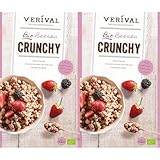 Verival Bio Beeren Crunchy Müsli | 375g Einzelpackung | vegan | ohne Palmöl | handgefertigt in Tirol (Packung mit 2)