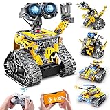 CUBIMANA Technik Roboter für Kinder Spielzeug - 5 in 1 Fernsteuerung Bauspielzeug mit App Programmierbar Wall Robot/Technik Roboter/Dinosaurier Geschenke für Jungs Mädchen 6-12+ Jahre (520 Stück)