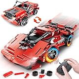 VATOS Technik Ferngesteuert Bauspielzeug für Kinder - 351 Teiliges 2 in 1 Technic Auto 2.4GHz RC LKW Fahrzeug Bausätze Rennwagen Spielzeug Geschenke für 6 7 8 9 10 11 12+ Jahre alte Jungen Mädchen