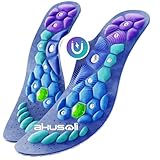 Akusoli | Komfort Einlegesohlen Herren Damen Fußgewölbestütze, Schuheinlagen für Arbeitsschuhe zur Linderung von Plantarfasziitis, Plattfuß und Verteilt Fußdruck EU36-42(27cm)