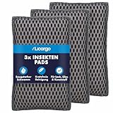 LICARGO® Insektenschwamm (3 Stück) - löst Insektenreste schonend & effektiv von Glas, Lack & Kunststoff - garantiert kratzerfreie Reinigung mit Fliegenschwamm Auto - 13x8 cm - 3X Insekten Pad