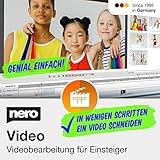 Nero Videobearbeitungsprogramm für Einsteiger | Nero Video | Videoschnittprogramm | Video Bearbeitungs Software | Unlimitierte Lizenz | 1 PC | Windows 11 / 10 / 8 / 7