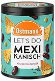 Ostmann Gewürze - Let's Do Mexikanisch | Gewürzzubereitung für Enchiladas, Fajita, Taco oder Chili con Carne | Würziger Allrounder mit Kreuzkümmel und Chili | 70 g in recyclebarer Metalldose