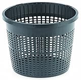 OASE 52630 Pflanzkorb rund 13, schwarz, 1 Liter Inhalt - für Wasserpflanzen in der Ufer- und Flachwasserzone, Teichbepflanzung, Gartenbepflanzung