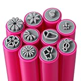 MBAIYO Silikon Nailart Stempelstifte,10 Stück Nailart Stempel Stifte Nail Stamp DIY Nail Art Stempelstift Nagel-Graffiti-Nagelkunst Blumen Design Nagelstempel Art Stamp Pen Set Punktierung Design Tool