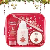 Acunny Weihnachtspflege-Set – 110 ml feuchtigkeitsspendende Fußcreme, parfümiert, Geschenk für Freund, Jugendliche, Freundin, Kollege, Vater, Mutter, Großvater, Familie, Männer