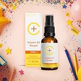 Cerascreen Vital Vitamin D3 Spray mit Nougatgeschmack für Kinder und Erwachsene | Alkohol- und Zuckerfrei | 10ml - 1000 IE für 140 Tage | In Deutschland hergestellt | Hochdosiert & vegetarisch