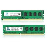 16GB DDR3 RAM (2X8GB) PC3-12800U DDR3-1600 UDIMM 2Rx8 DIMM DDR3 8GB 1600MHz SDRAM 240-Pin 1.5V CL11 Non-ECC Desktop PC Arbeitsspeicher Kit