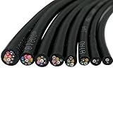 5 Meter Sensorsignaldaten-Kupferkabel LIYY 2 3 4 5 6 8 10 Kerne 26/24/22 AWG ummanteltes Kabel(0.25MM 24AWG,8 cores)