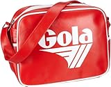 Gola Redford CUB901 Unisex - Erwachsene Henkeltaschen, Rot (Red/White), 36x27x12 cm (B x H x T)