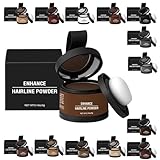 Simplifes Haaransatz Pulver, Enhance Haaransatz Puder, Haaransatzpuder Deckt Das Haar Sofort Ab, Hairline Shadow Roots Color Hair Powder, Für Dünner Werdendes Haar