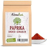 Paprika smoked (500g) süß geräuchert Paprikapulver original spanisch Pimenton de la Vera vom-Achterhof