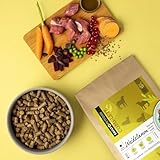 FAVLY Petfood - Trockenfutter Weidelamm mit Karotte & Roter Beete für Hunde (kaltgepresst) - sensitiv & Monoprotein - 12kg