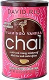 David Rio Chai Flamingo Vanilla aus San Francisco, entkoffeiniert und zuckerfrei (enthält jedoch Maltodextrin), Pappwickeldose (1 x 337 g)