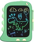 ORSEN LCD Schreibtafel Spielzeug ab 3 4 5 6 7 8 Jahre alt Junge Mädchen, 8,5-Zoll Bildschirm Zeichenbrett Maltafel, Dinosaurier Schreibtablett Weihnachten Kleine Geschenke für Kinder (Grün)