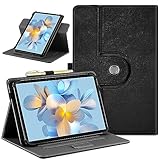 Easyacc Universal Hülle für Blackview Tab90 WiFi 11 Zoll/Blackview 16 Pro/Tab 30/Tab 70 / HotLight/Freeski Tablet 10 Zoll, 360 Grad Drehbarer Universal Hülle für 10 11 Zoll Tablet, Schwarz