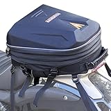 G-raphy Motorrad Hecktasche Motorrad Satteltasche Motorradhecktasche Wasserdichter Erweiterbares Reisegepäck Hartschalen Dual-Use-Motorradrucksack für den hinteren Sitz Helmkoffer Schwarz