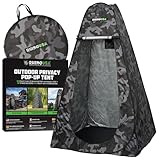 Rhino USA Tragbares Pop Up Zelt - Ultimatives Umkleidezelt - Duschzelt Camping - Toilettenzelt, WC Zelt, Umkleidekabine Wasserdicht für Outdoor, Strand und Camping - Leicht, Robust, Sofortiger Aufbau