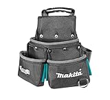 Makita E-15207 3-Fächer-Werkzeugtasche, für die Befestigung am Gürtel oder zum Tragen, universell nutzbar für bspw. Nägel, Schrauben, Schraubendreher, 320 x 145 x 270 mm (LxBxH)