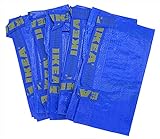 Ikea - 5x Frakta Blue Large Bags - Ideal For Shopping, Laundry & Storage by Ikea